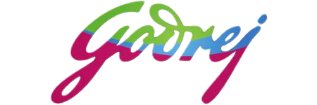 Godrej logo colorful text